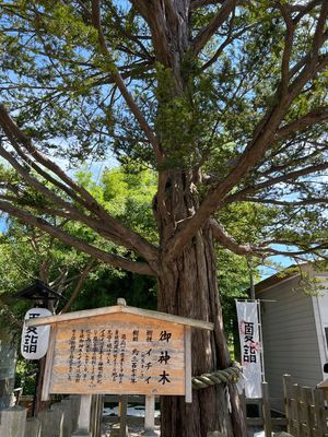 湯倉神社で参拝