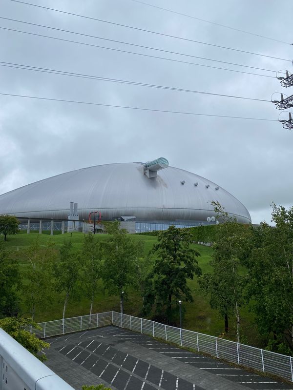 日本・北海道「あてもなく北海道」の写真：今 話題のBIG BOSSとキツネダンス