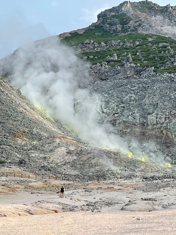 日本・北海道「爽やか！夏の北海道」の写真：ハラハラしたけど前日の台風の影響もなく無...