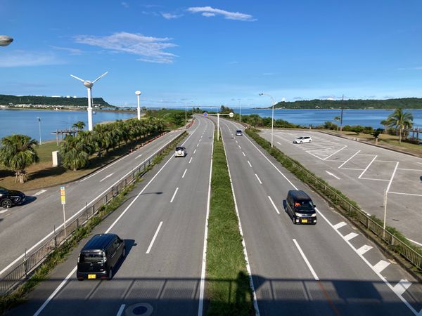 日本・沖縄県「202208沖縄旅行」の写真：3日目最後は海中道路、果報バンタ、浜比嘉...