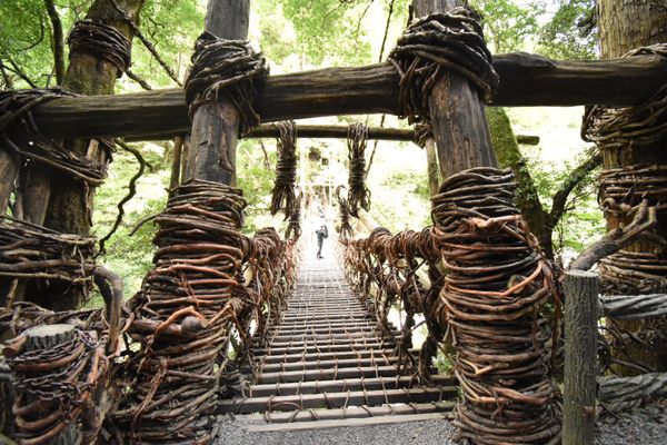 日本・徳島県「高知旅！」の写真：かずら橋！
こえーーーー笑笑