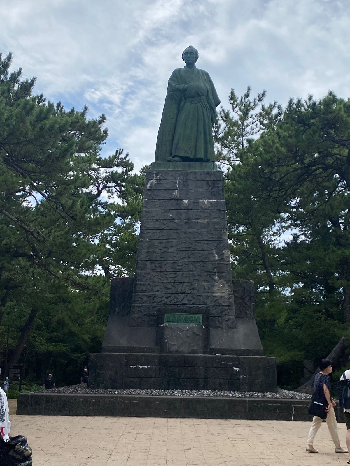 桂浜！
龍馬像！
天気良くて最高！