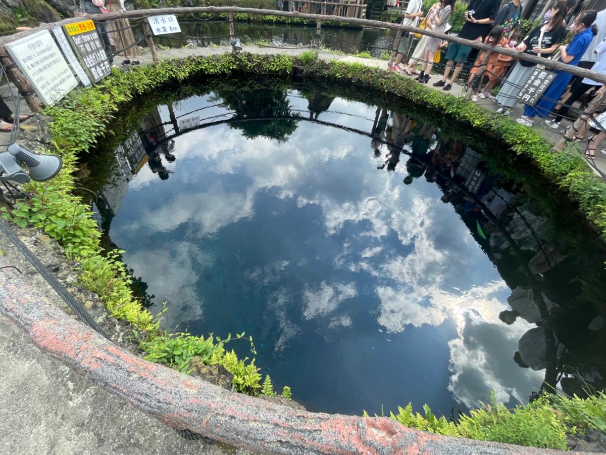 忍野八海。湧水がとても綺麗でした。