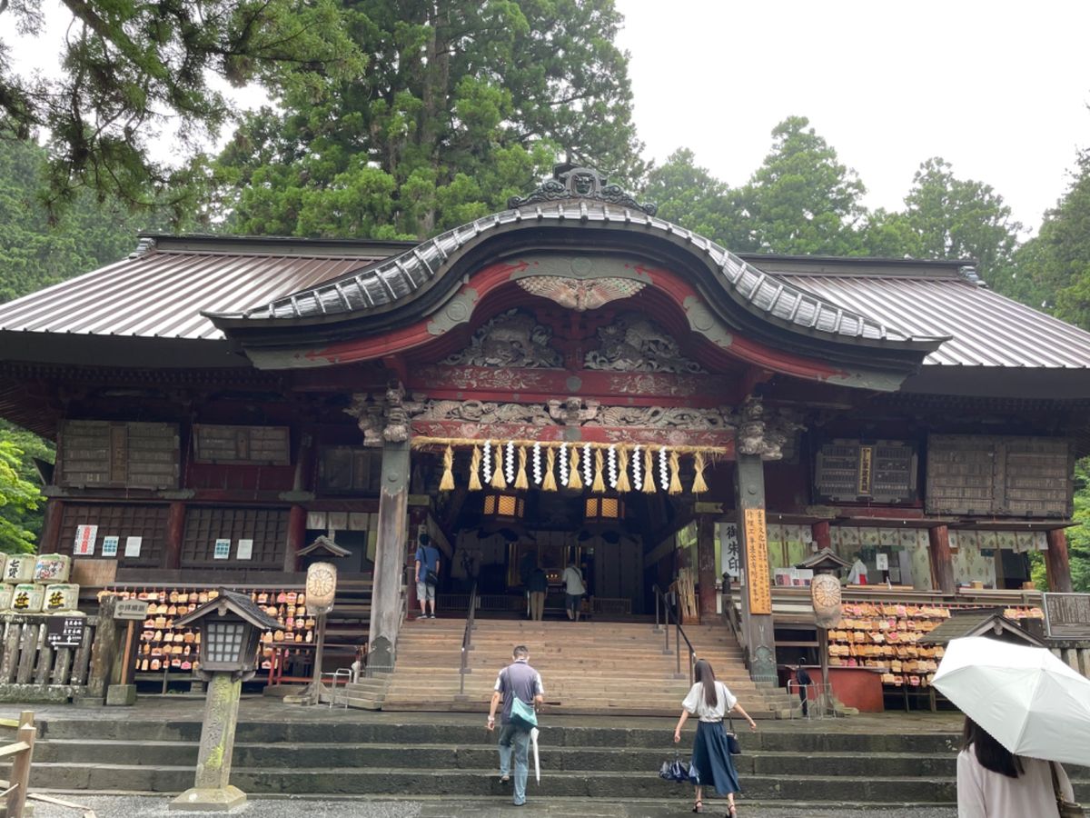 北口本宮富士浅間神社。厳かな雰囲気でした。