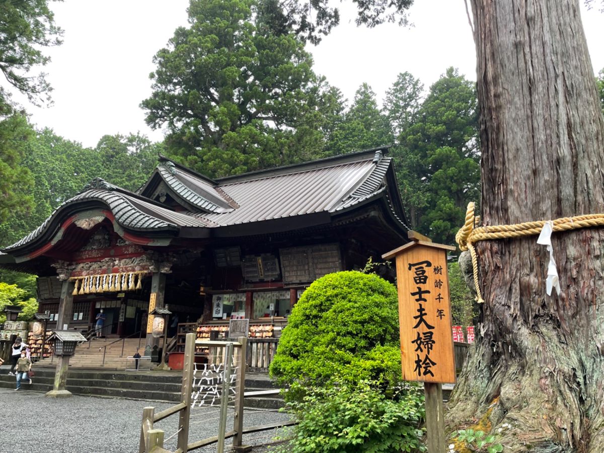 北口本宮富士浅間神社。厳かな雰囲気でした。
