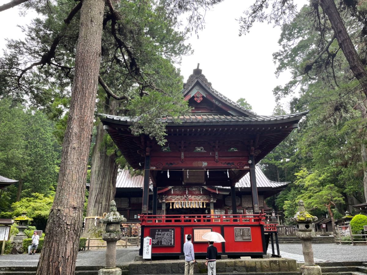 北口本宮富士浅間神社。厳かな雰囲気でした。