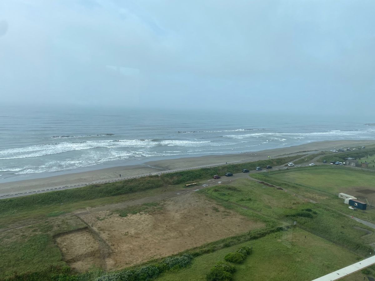 かんぽの宿九十九里の朝食🥞
バイキングでお刺身もあり嬉しい😆
たらふくいた...