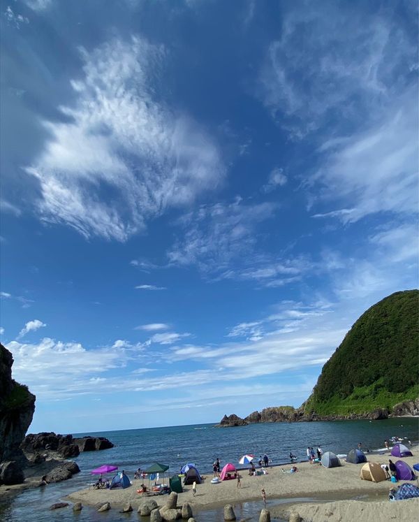 日本・秋田県秋田市「⛱海水浴🚙」の写真