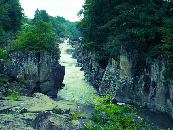 日本・岩手県「岩手旅行」の写真：厳美渓と猊鼻渓