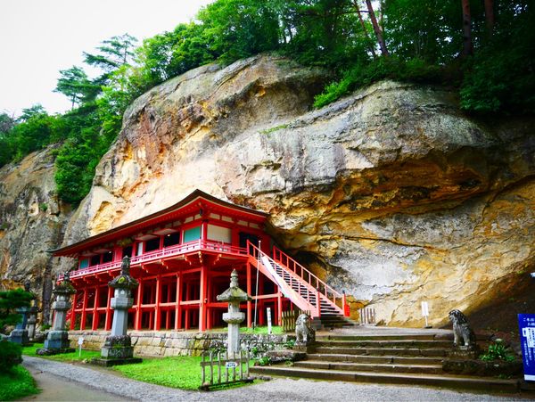 日本・岩手県「岩手旅行」の写真：達谷窟毘沙門堂
