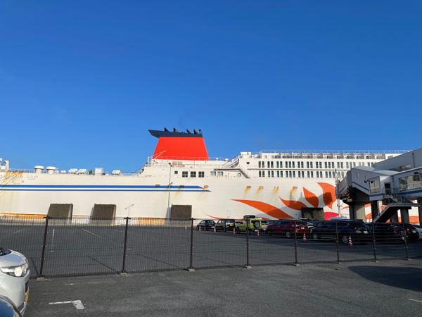 日本・北海道「北海道旅行」の写真：大洗→苫小牧
テレビも映るし、大浴場もあ...