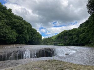 吹き割りの滝と大胡ぐりーんふらわー牧場に行きました。天気が微妙でしたが、楽...