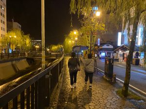雨降りの中、モネの池へ。
凄く綺麗でした！！
下呂温泉最高！