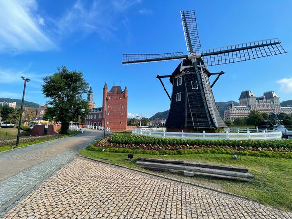 日本・長崎県「長崎ハウテン」の写真：ハウステンボス昼