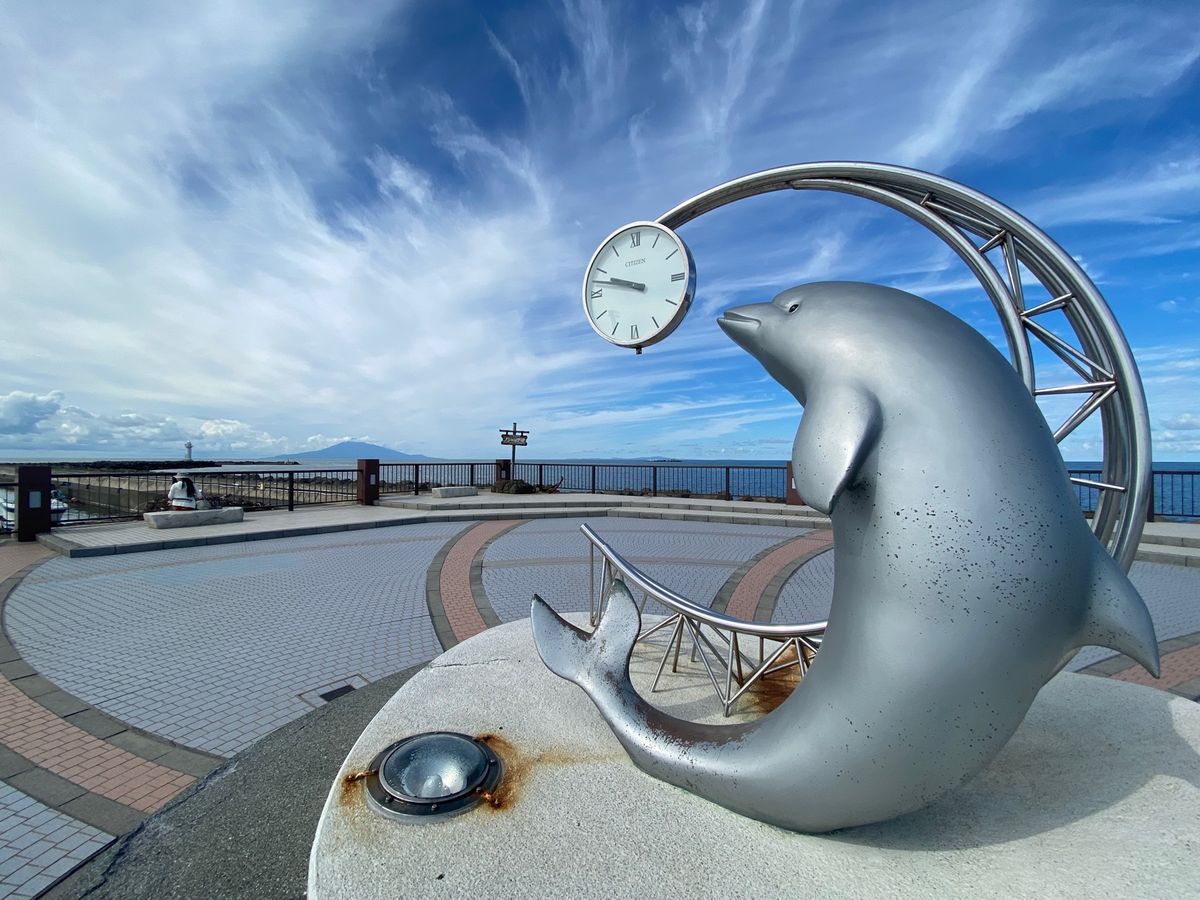 本土で2番目に北のノシャップ岬！
利尻岳が見えた！