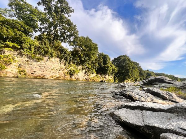 日本・埼玉県「秩父」の写真：すれ違う時に町内会ごと、飾りを交換こする...