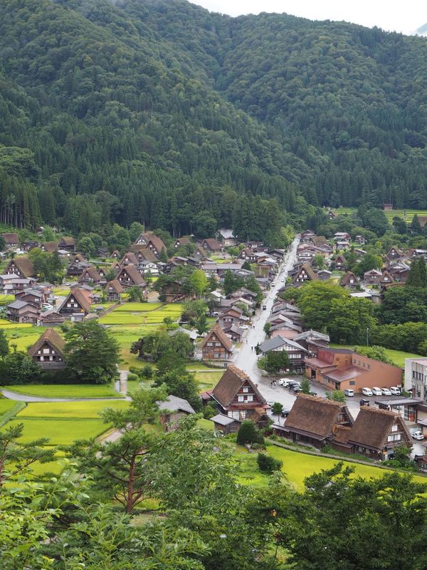 日本・飛騨高山「飛騨高山」の写真：白川郷🌾⛰🍃
雨でしっとりした景色も風情...
