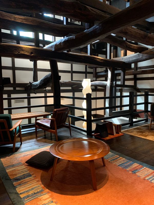 日本・新潟県「新潟」の写真：お宿「里山十帖」
至るところにコーヒーを...