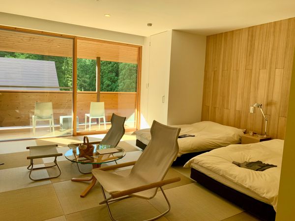 日本・新潟県「新潟」の写真：「里山十帖」305のお部屋
い草の香りに...