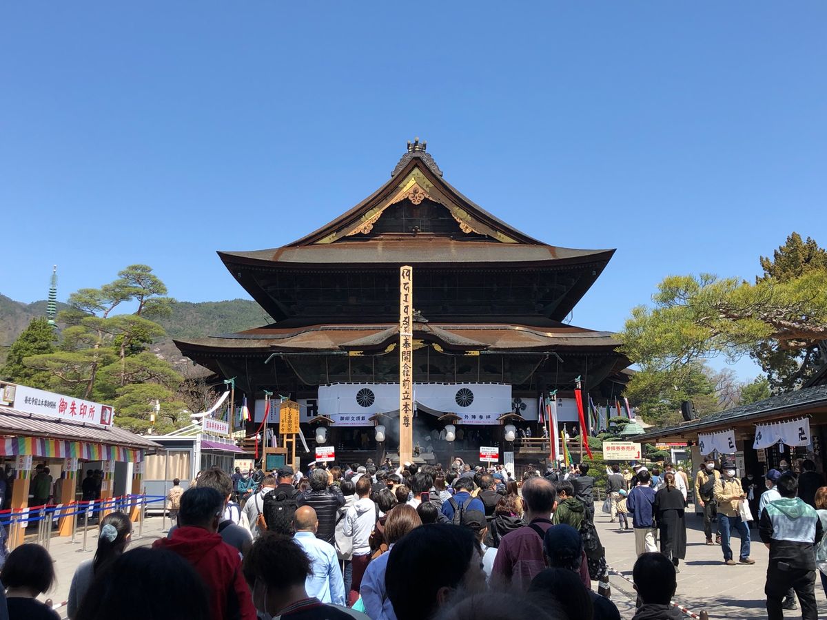 思い立って日帰り善光寺
