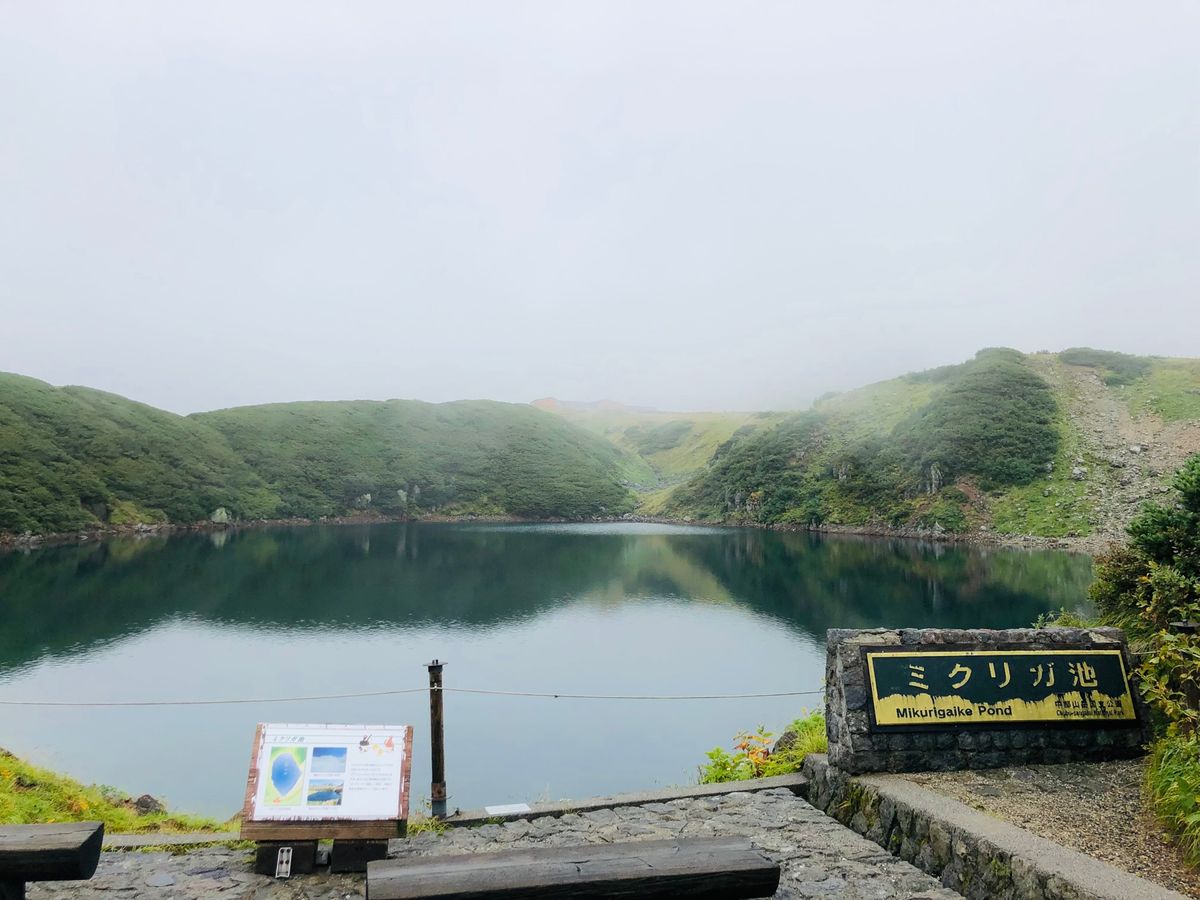 小雨で山らしいお天気。
晴れの日は少なかったそうで、ホテルの方は「立山らし...
