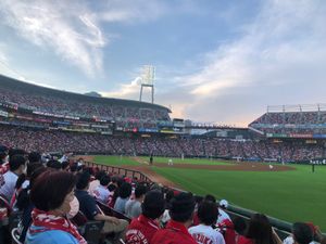 試合は負けたけど、夜は楽しめました。