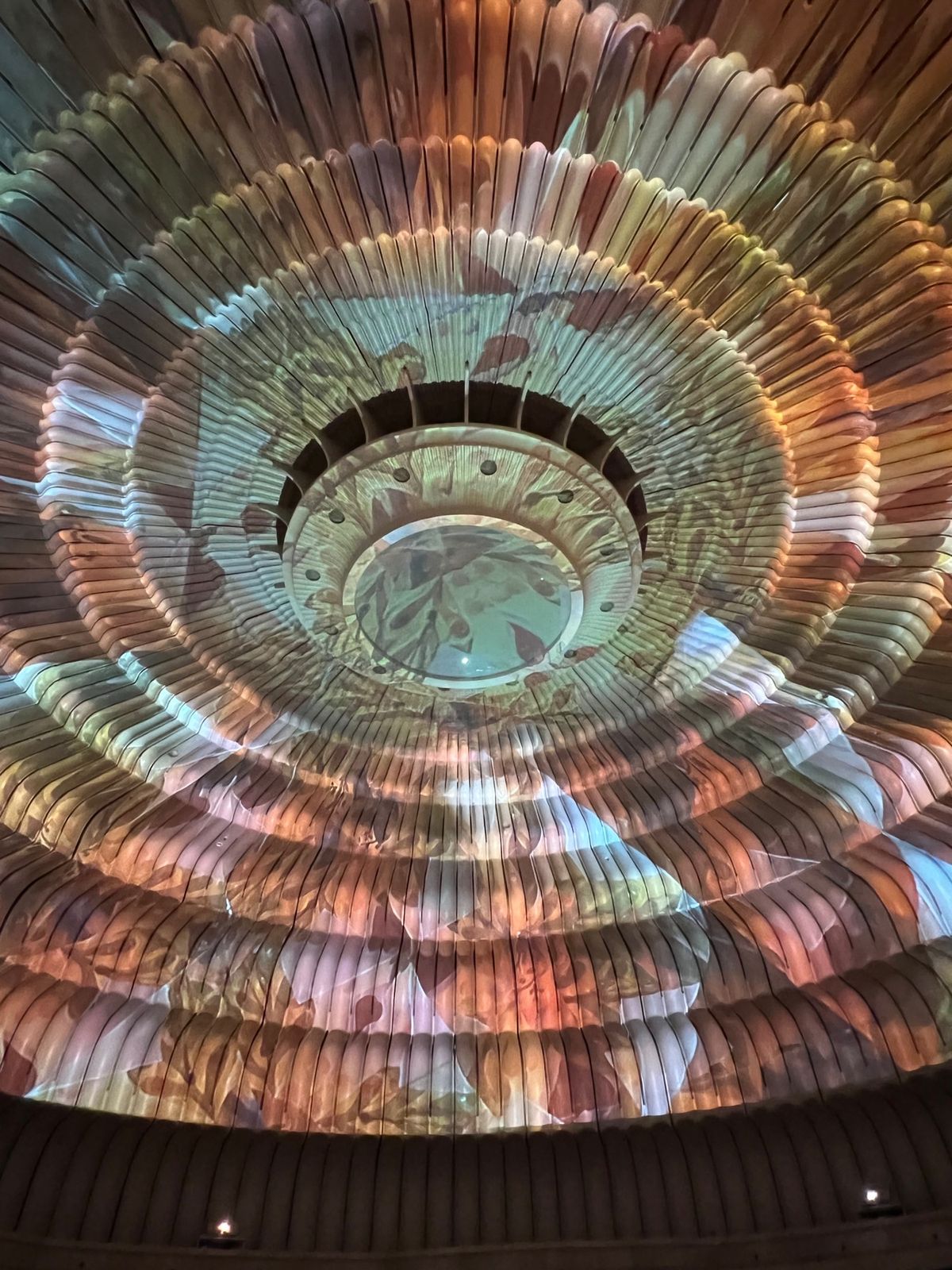 熱海市　MOA美術館
●MOA美術館のプレート
●円形ホール　世界最大級の...