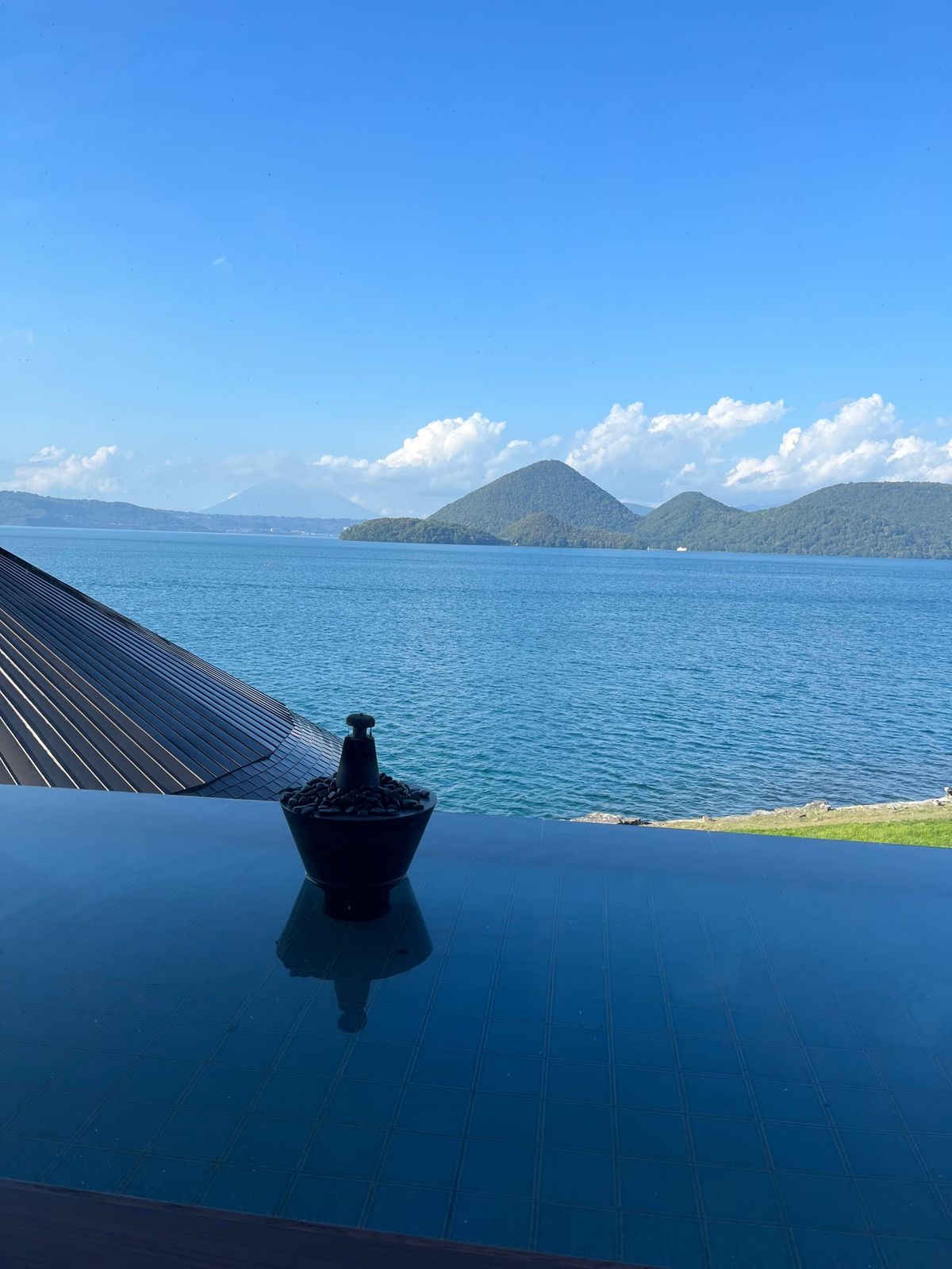 宿泊先は洞爺湖温泉にある、ｻﾞﾚｲｸｽｲｰﾄ湖の栖✨