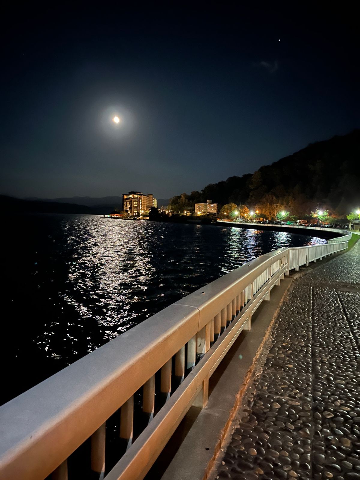 客室露天風呂！
夜は花火大会🎆