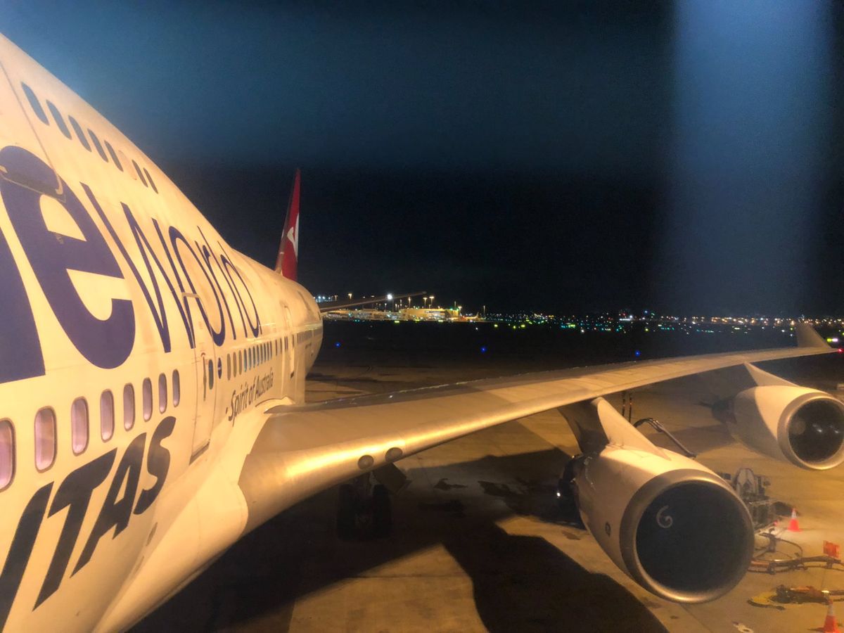 ワンワールドのVH-OEF号機がアサインされました！！。