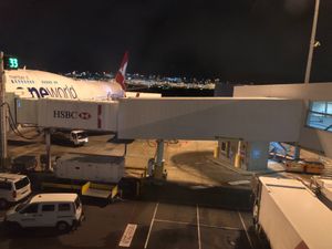 ワンワールドのVH-OEF号機がアサインされました！！。