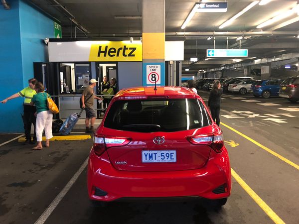 オーストラリア連邦・シドニー「カンタスのジャンボでシドニー遠征」の写真：レンタカーを返して帰国の準備です。