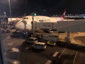 ワンワールドのVH-OEF号機がアサインされました！！。