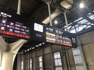 出発当日業務で富山出張、22時羽田発でしたが、16時にまだ富山にいました。...