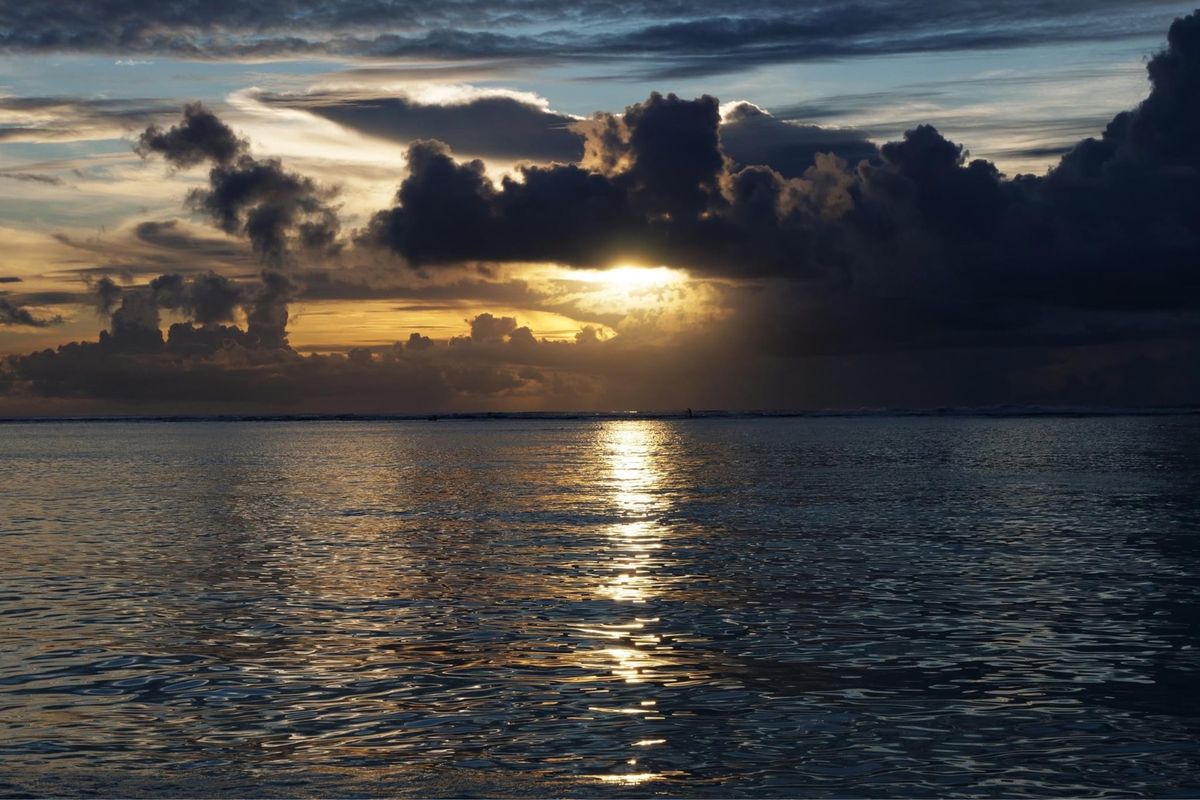 海辺の夕焼け