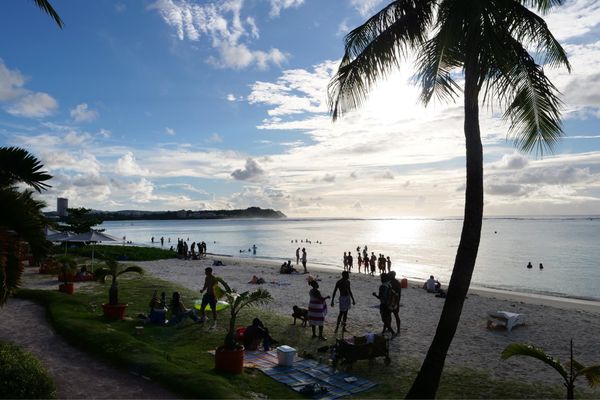 グアム・Guam「弾丸グアム旅行」の写真：グアムの海辺