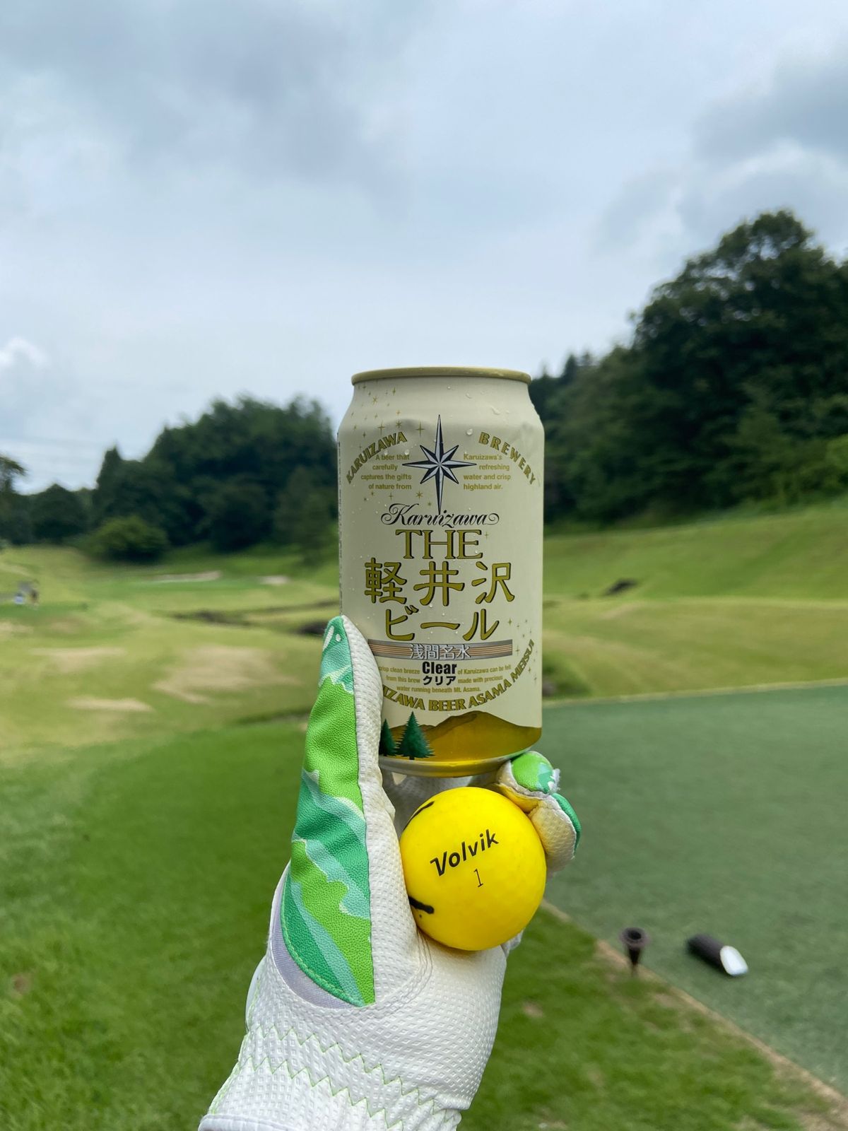 カキ氷食べてゴルフしてな雨を避けての旅