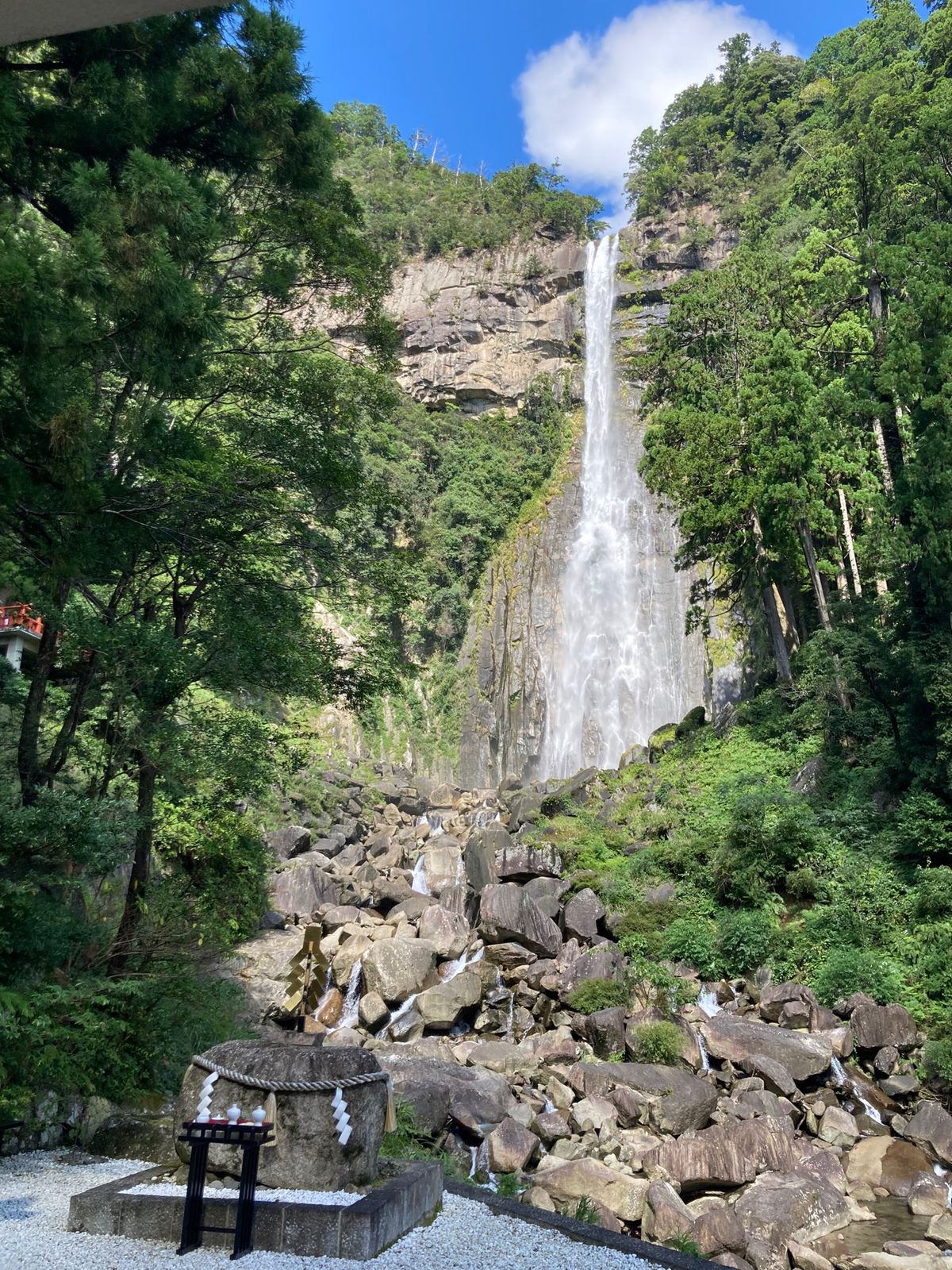 熊野古道:那智の滝、三重塔