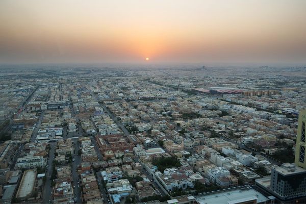 サウジアラビア・Riyadh「弾丸リヤド旅」の写真：夕刻のリヤド