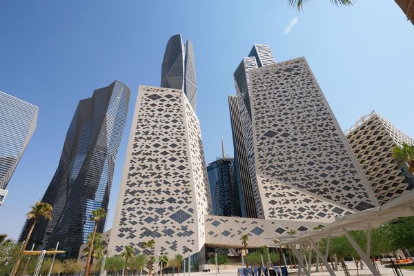 サウジアラビア・Riyadh「弾丸リヤド旅」の写真：リヤドの新しい金融街