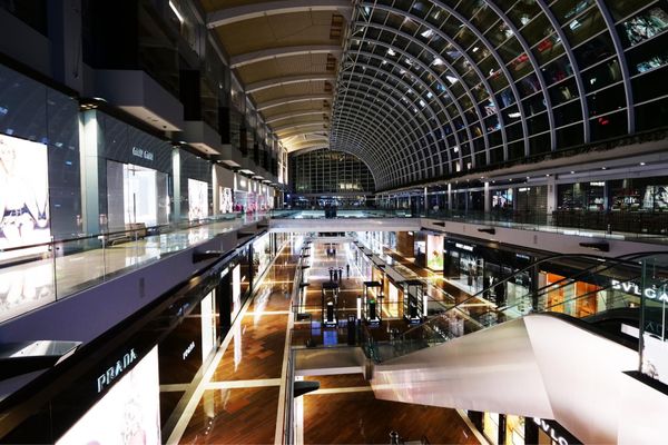 サウジアラビア・Riyadh「弾丸リヤド旅」の写真：マリーナベイのショッピングモールは夜中も入れる