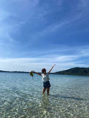 奄美の海の中、モダマ自生地、miruamami