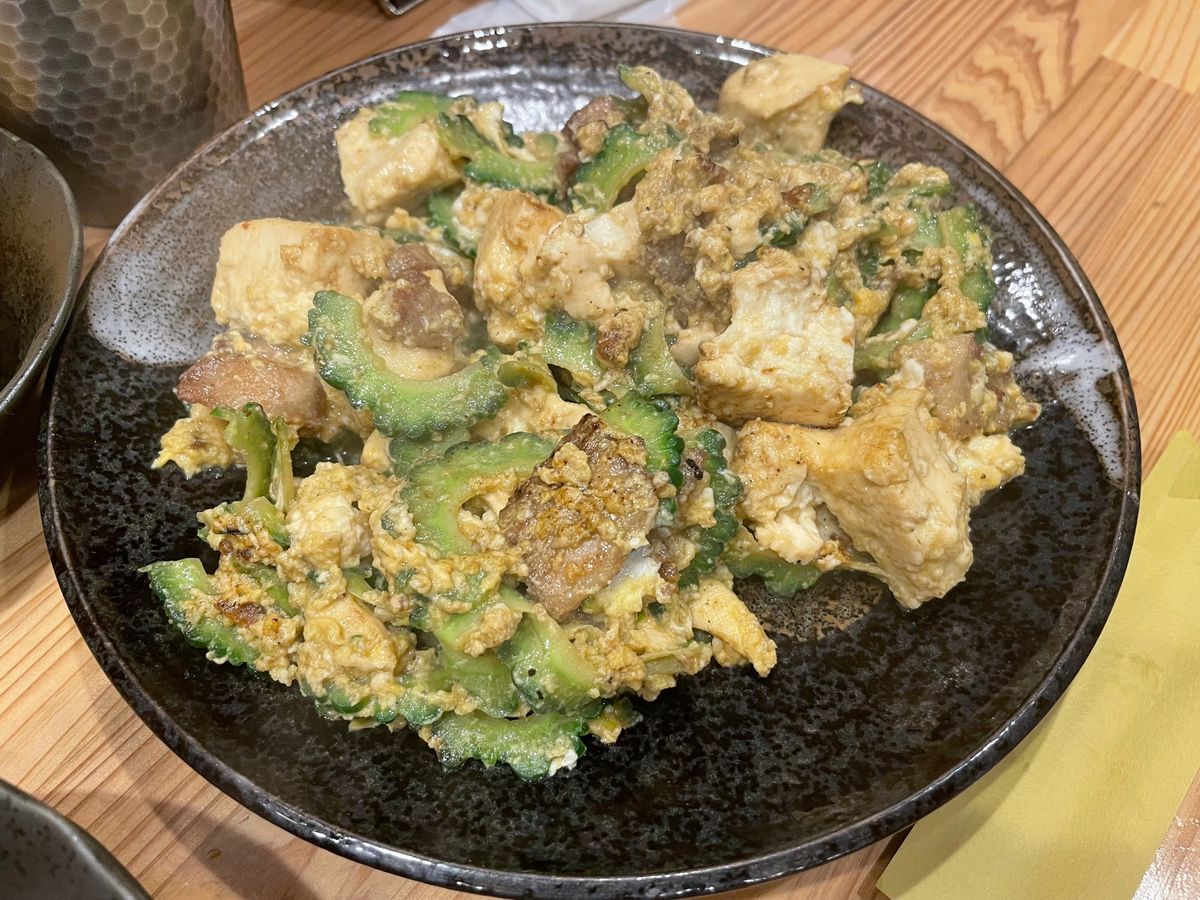 石垣グルメ２日目
アレンジ八重山そば、ゴーヤチャンプルー、じゅうしー、ポー...