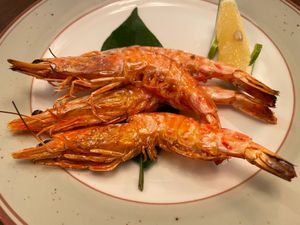 ３日目夜は石垣牛と車海老