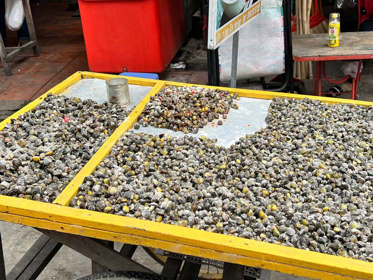 街歩き🚶‍♀️
プノンペンの街は
歩道がだいたい屋台で埋め尽くされてるか
...