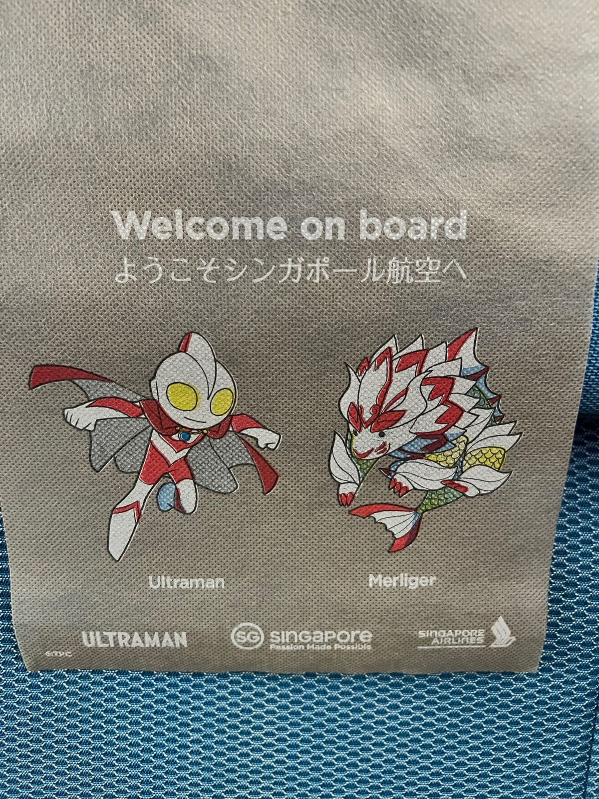 待ちに待ったカンボジア&シンガポール旅行！！

なんか機内がウルトラマンと...