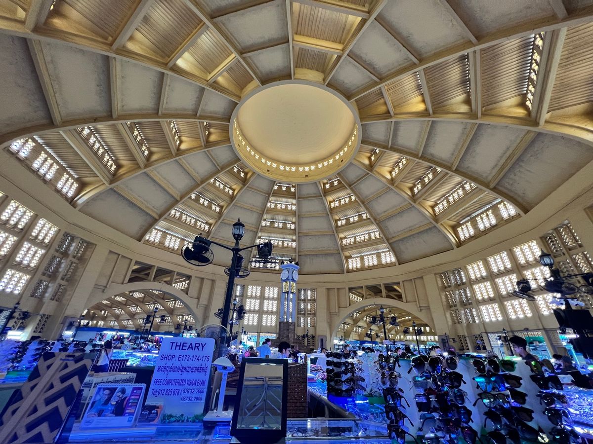 セントラルマーケットの魚介類コーナー