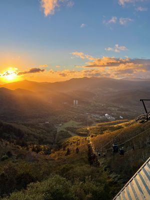 天気は快晴☀️
朝4時起きして、ゴンドラに並び雲海テラスへ。雲ひとつなく、...