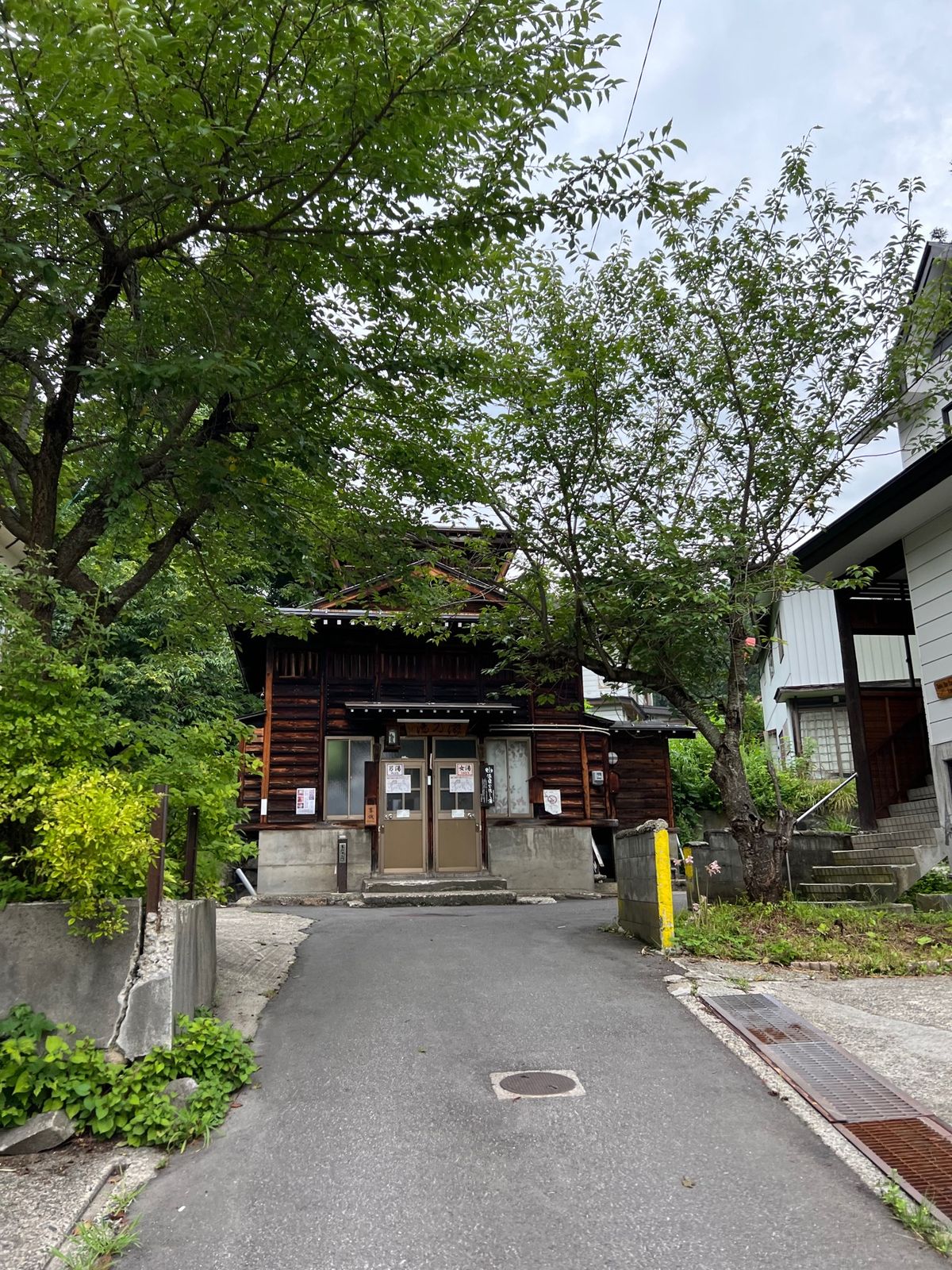 真湯、秋葉の湯、滝の湯、横落の湯