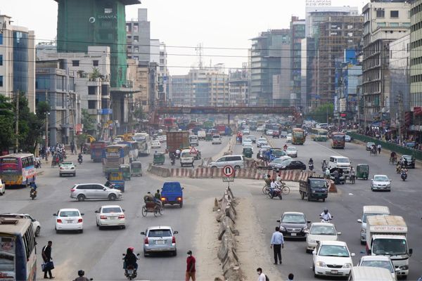 バングラデシュ・Dhaka「バングラデシュ出張2」の写真：ダッカの町